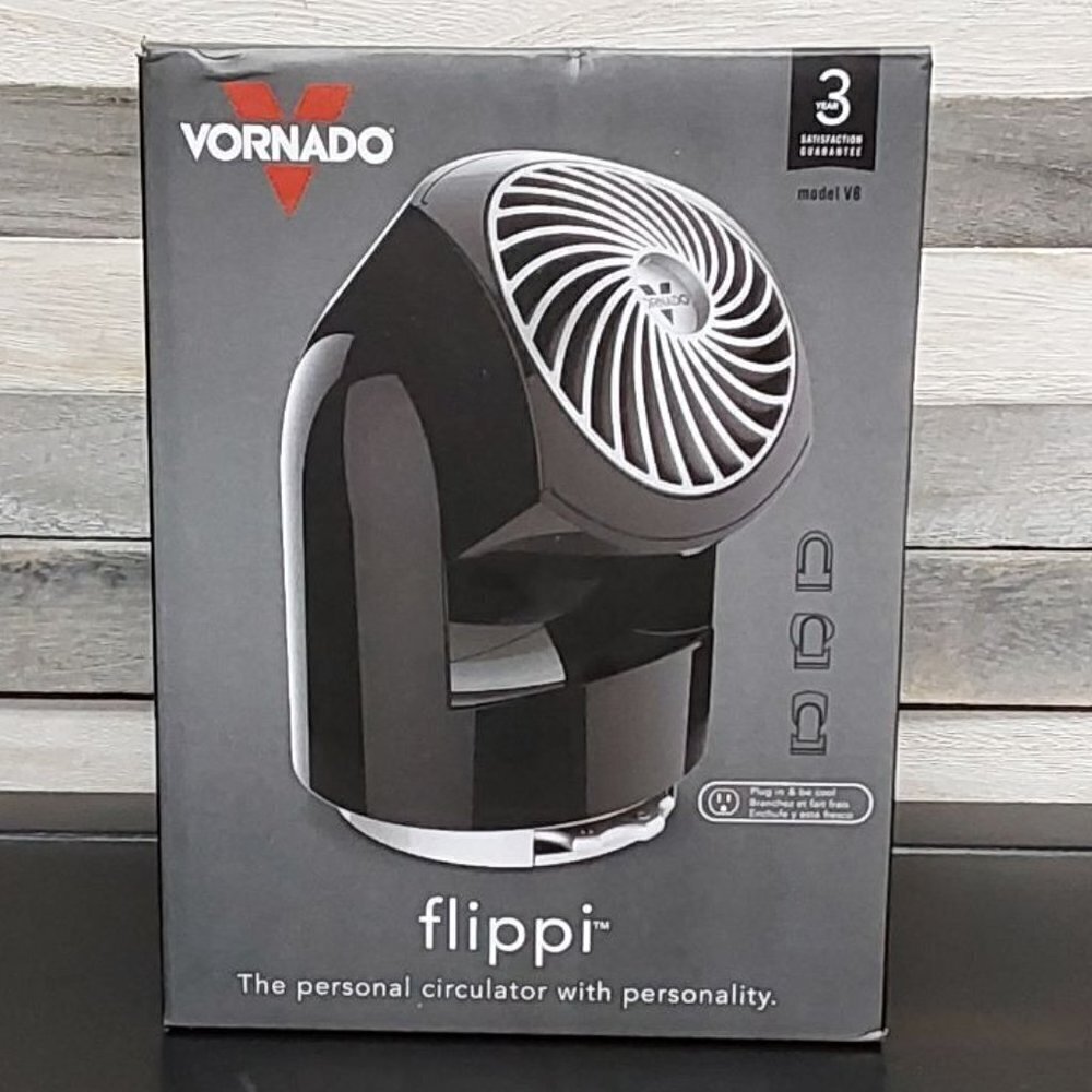 Vornado Flippi V6 Personal Air Circulator Fan (Black)